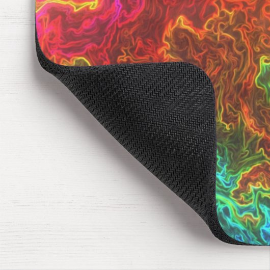 Farbige Wirbel Design Mousepad (Ecke)