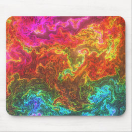 Farbige Wirbel Design Mousepad
