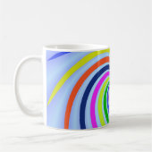 Farbige Wirbel Kaffeetasse (Links)