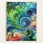 Farbige Wirbel Planer (Vorderseite)