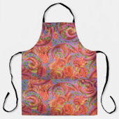 Farbige Wirbel Schürze (Vorderseite)