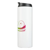 Farbige Wirbel Thermosbecher (Nach rechts gedreht)