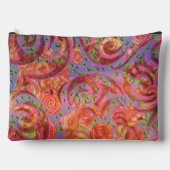 Farbige Wirbel Zubehörtasche (Vorderseite)