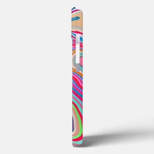 Farbige Wirbelsäule Abstrakt Case-Mate iPhone Hülle (Rückseite / Links)