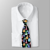 Farbige Wissenschaft / Chemie Muster Neck Tie Krawatte (Gebunden)