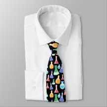 Farbige Wissenschaft / Chemie Muster Neck Tie