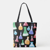 Farbige Wissenschaft / Chemie-Muster Tasche (Rückseite)
