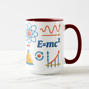 Farbige Wissenschafts- und Physik-Keramiktasse Tasse