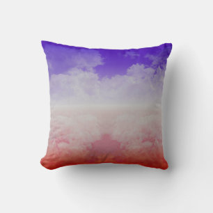 Farbige Wolken drei Kissen