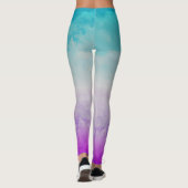 Farbige Wolken Leggings (Rückseite)