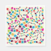 Farbige Worms Paper Napkins Serviette (Vorderseite)