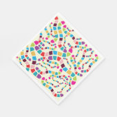 Farbige Worms Paper Napkins Serviette (Ecke)