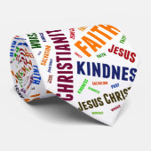 Farbige Worte Krawatte (Gerollt)