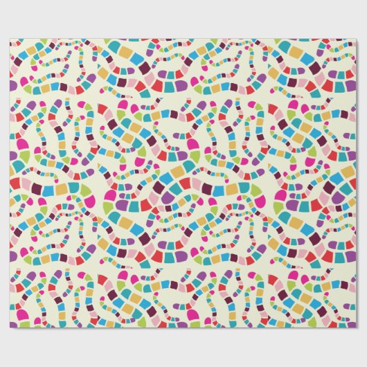 Farbige Wrapping-Papier Geschenkpapier (Flach)