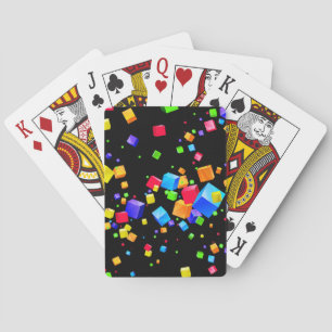 Farbige Würfel 2 Spielkarten