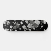 Farbige Würfel 4 Skateboard (Horizontal)