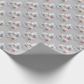 Farbige Würfel Geschenkpapier (Ecke)