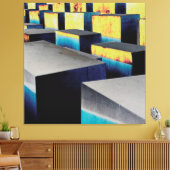 Farbige Würfel Leinwanddruck (Insitu (Wohnzimmer))