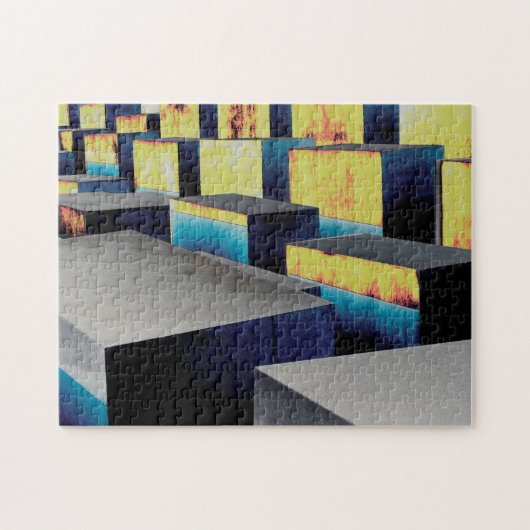 Farbige Würfel Puzzle (Horizontal)