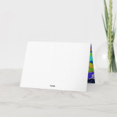 Farbige Yes Graffiti Art Note Birthday Card Karte (Rückseite)