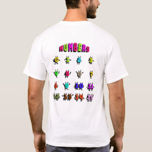 Farbige Zahlen T-Shirt