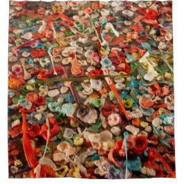 Farbige Zahnfleischwand Duschvorhang