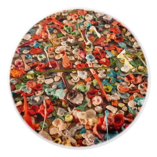 Farbige Zahnfleischwand Keramikknauf (Vorderseite)