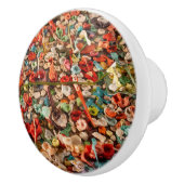 Farbige Zahnfleischwand Keramikknauf (Rechts)