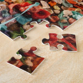 Farbige Zahnfleischwand Puzzle (Seite)