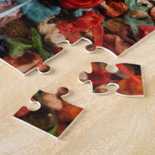 Farbige Zahnfleischwand Puzzle (Seite)