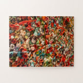 Farbige Zahnfleischwand Puzzle (Horizontal)