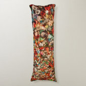 Farbige Zahnfleischwand Seitenschläferkissen (Vorderseite Vertikal)