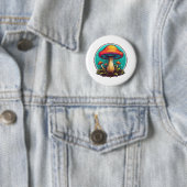 Farbige Zauberpilze Button (Beispiel)