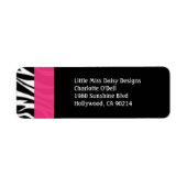 Farbige Zebra Print (Vorne)