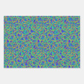 Farbige Zeichenfolge Geschenkpapier Set (Vorderseite 3)