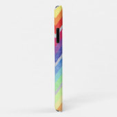 Farbige Zickzack Muster Niedliche Regenbogenfarben Case-Mate iPhone Hülle (Hinten/Rechts)