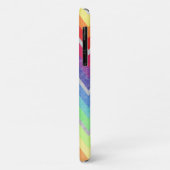 Farbige Zickzack Muster Niedliche Regenbogenfarben Case-Mate iPhone Hülle (Hinten/Links)