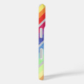 Farbige Zickzack Muster Niedliche Regenbogenfarben Case-Mate iPhone Hülle (Rückseite / Rechts)