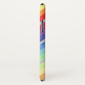 Farbige Zickzack Muster Regenbogenfarben Case-Mate iPhone Hülle (Hinten/Rechts)