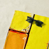 Farbige Ziegeltextur Strandtuch (Beispiel)