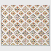 Farbige Zierfliesen Geschenkpapier (Flach)