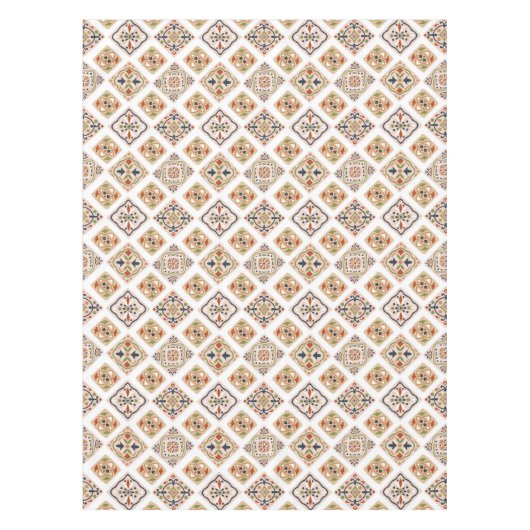 Farbige Zierfliesen Tischdecke (Vorderseite)