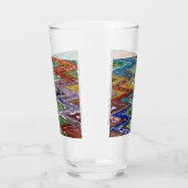 Farbige Zigzag #44 Glas (Links)