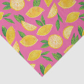 Farbige Zitrus-Limonen-Fruchtmuster Seidenpapier (Ausschnitt)