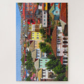 farbige Zuhause Puzzle (Vertikal)