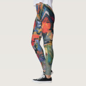 "Farbige Zusammensetzung" Art Leggings (Links)
