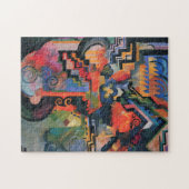 "Farbige Zusammensetzung" Art Puzzle (Horizontal)