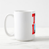 Farbige Zwilling Liebe  Kaffeetasse (Links)