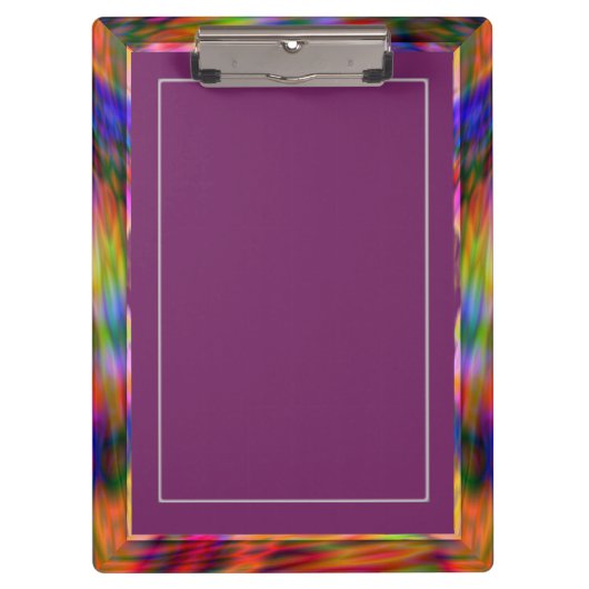 Farbige Zwischenablage Klemmbrett (Vorderseite)