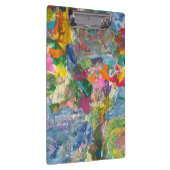 Farbige Zwischenablage mit Abstrakter ästhetischer Klemmbrett (Rechts)